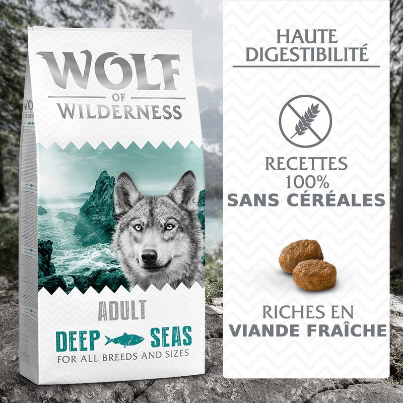 Wolf of Wilderness Adulte Deep Seas, hareng
