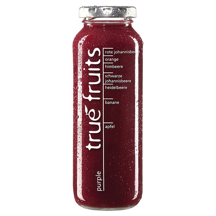 TRUE FRUITS Smoothie 250 ml, Purple
