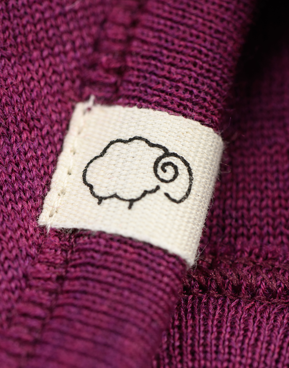 Bivakmuts van merinowollen terry voor baby's