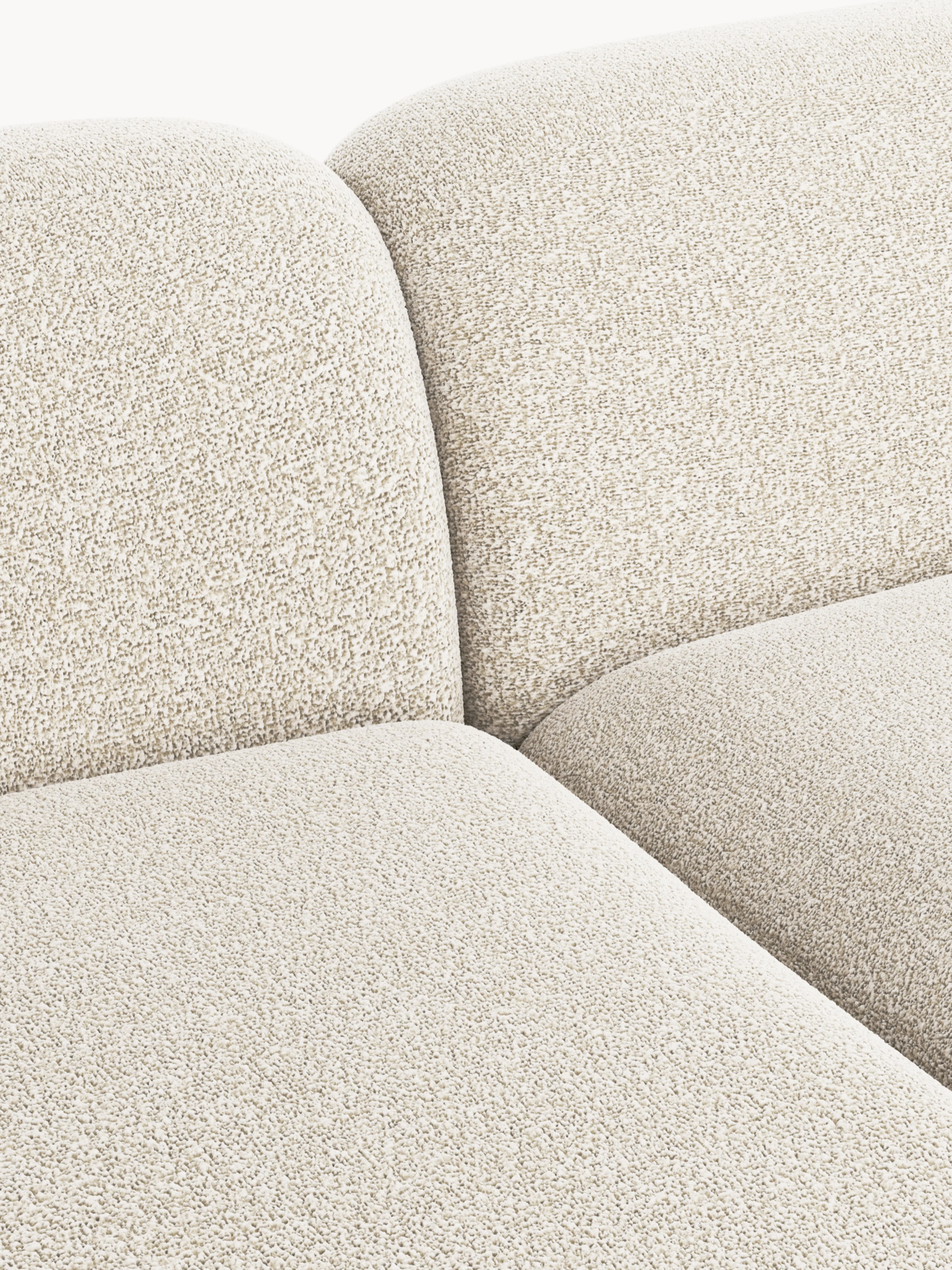 Modulaire bouclé hoekbank Wolke (3-zits)