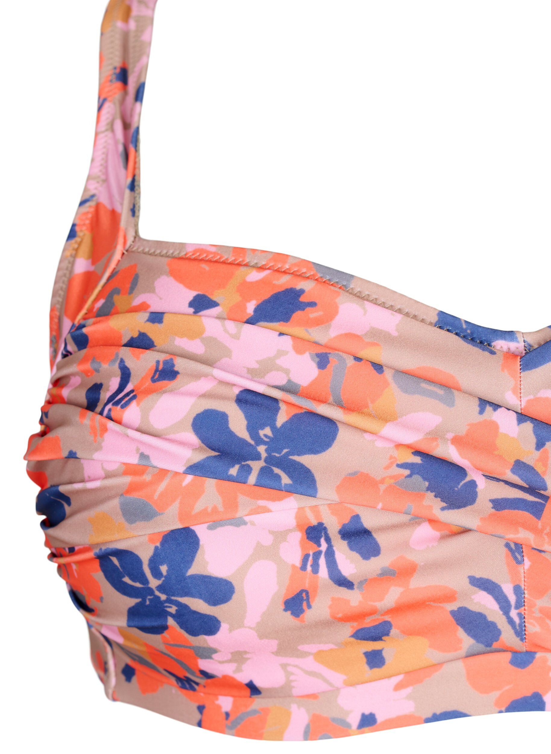 Printet bikini overdel