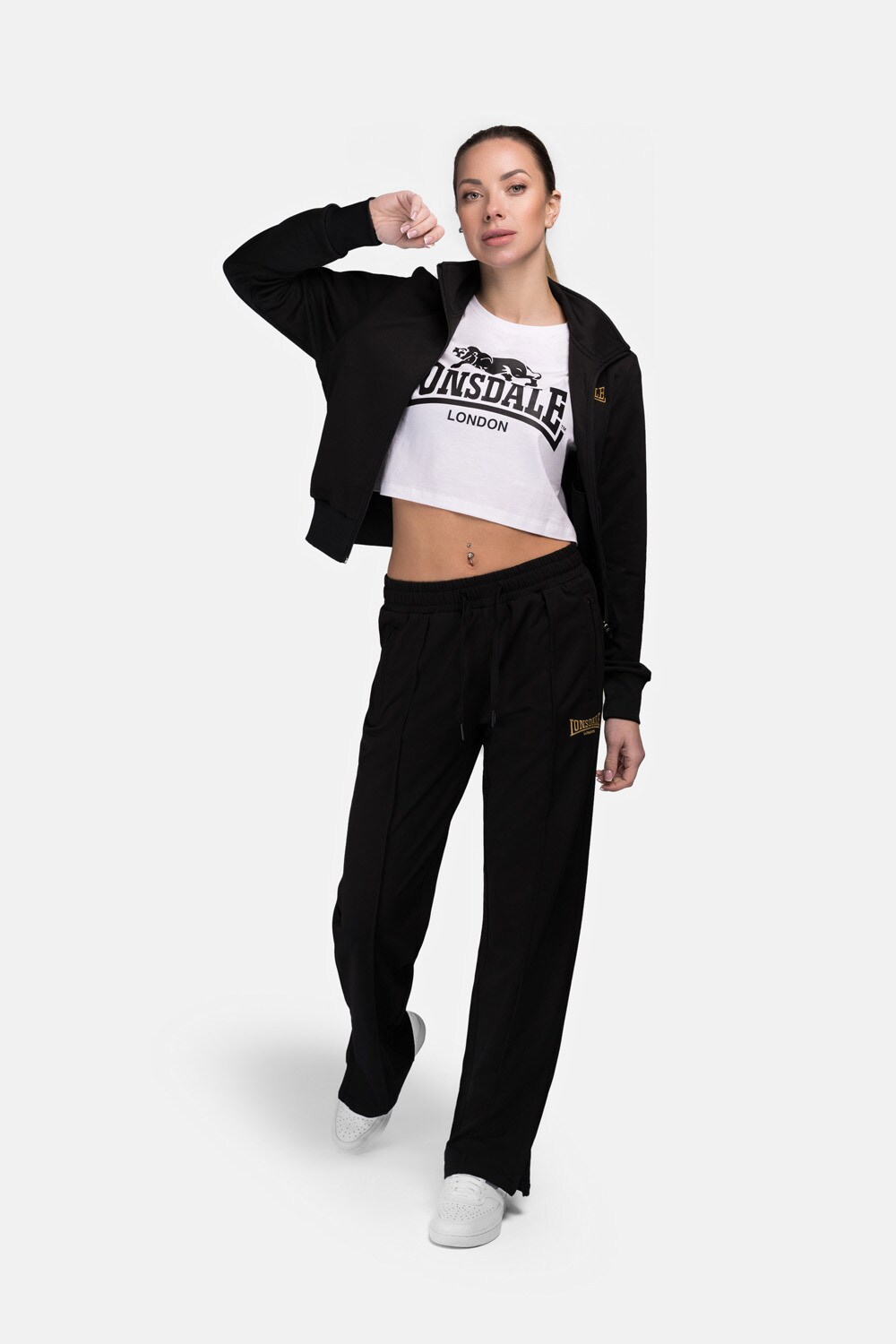 Lonsdale Frauen Trainingsanzug cropped CARBOST