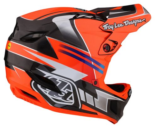 Casque Intégral Troy Lee Designs D4 Carbon Mips Rouge