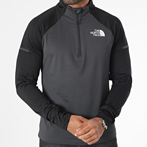 Polaire Lite Manches Longues Noir Gris