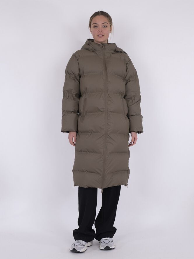 Neo Noir Viviana C Water Repellent Puffer Jacket Dark taupe