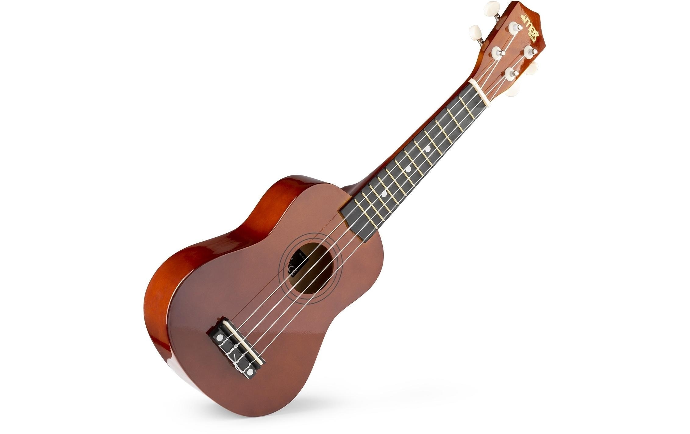 Ukulele »UKEY Set Soprano Dunkel Natur 21 Zoll« Holzart: Linde (China)