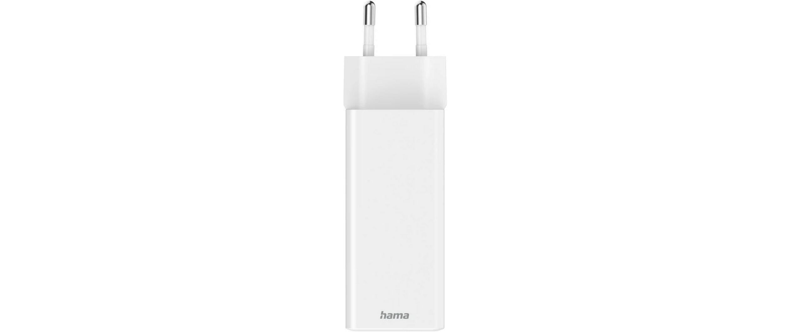 USB-Wandladegerät Gan charger 1x USB-A 2x USB-C 100 W WeissSchnellladegerät mit 1x USB-A und 2x USB-C