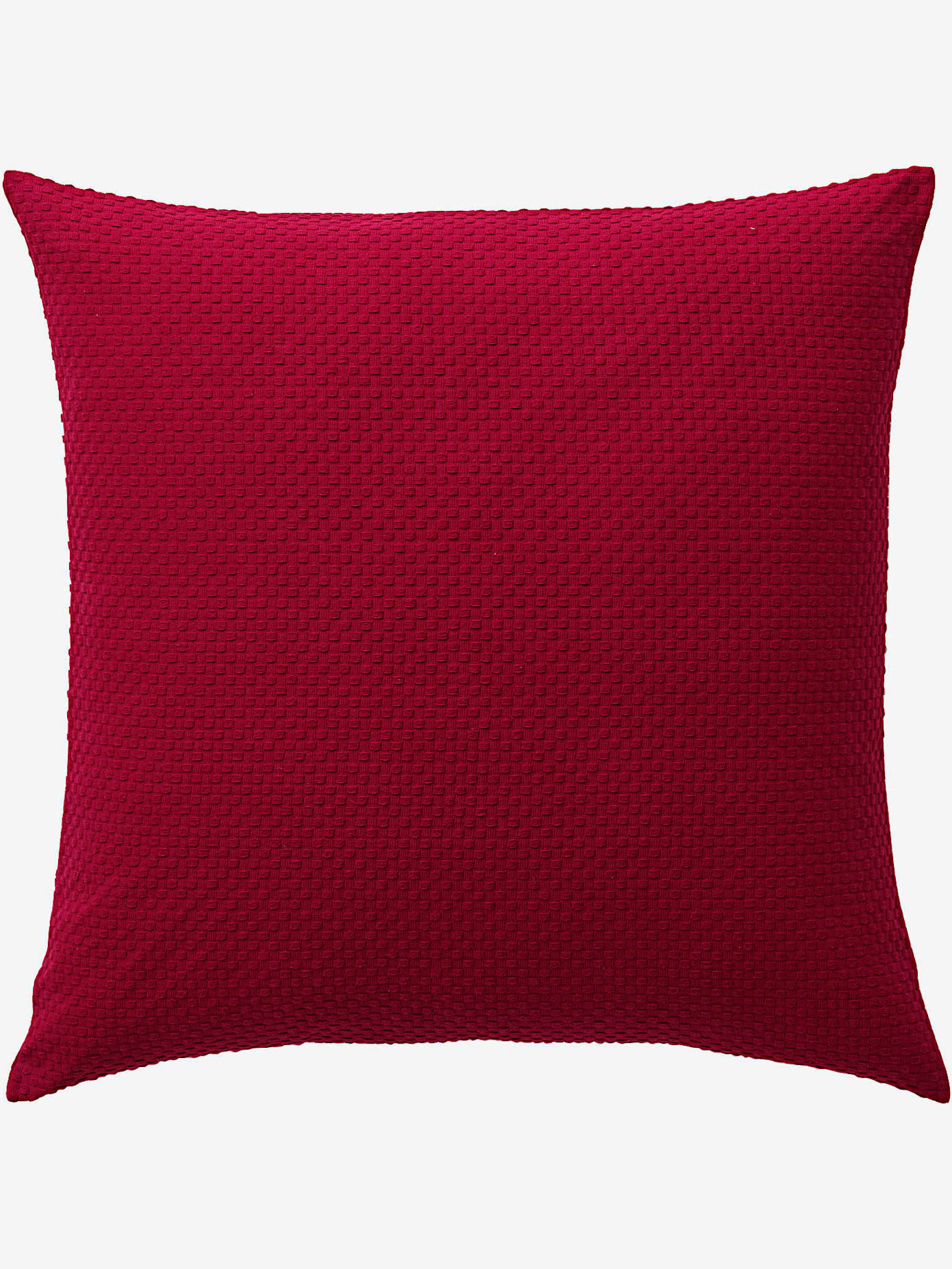Housse de coussin tissé en relief
