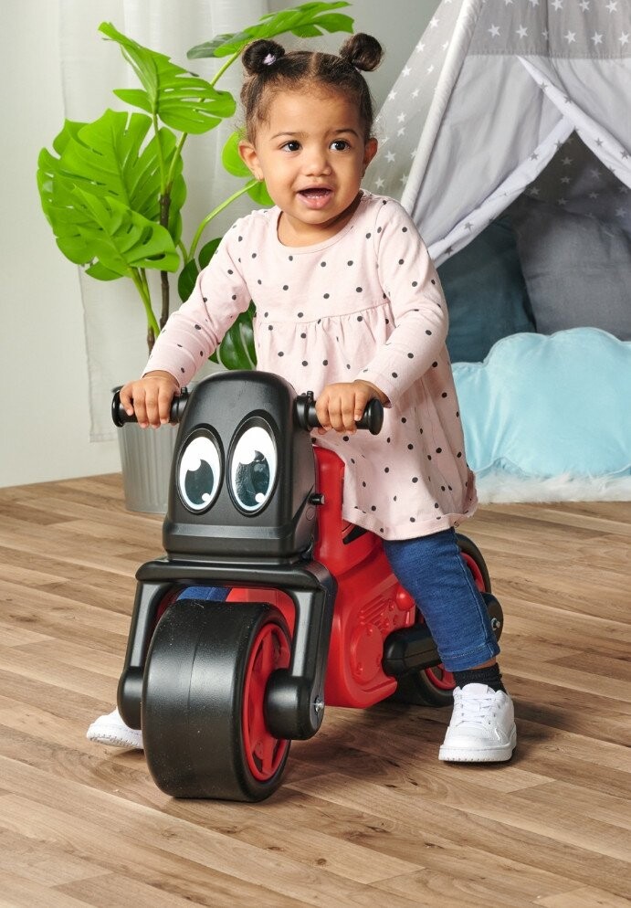 Big - Motorcykel Gåbil - Sort Rød
