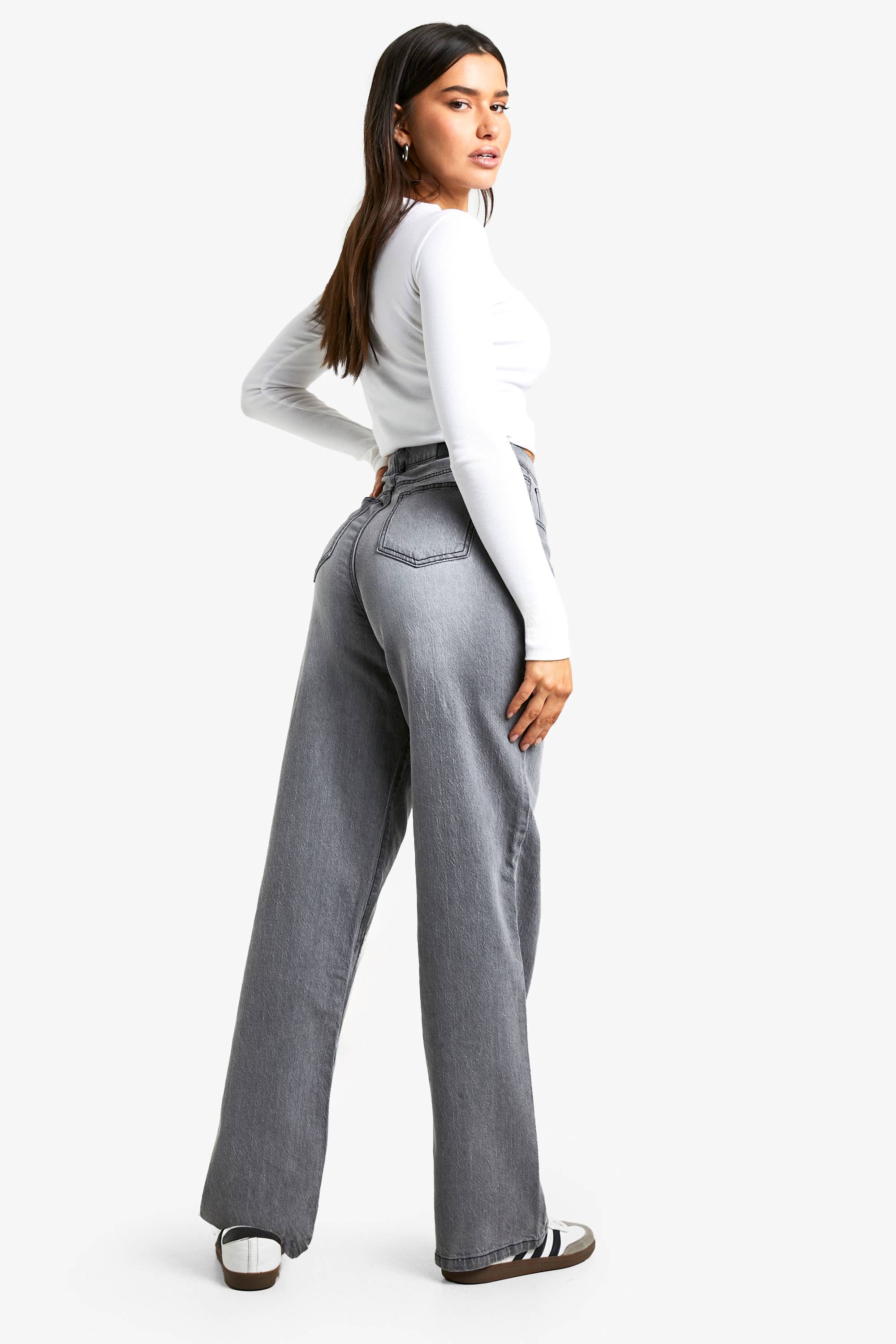boohoo Jean basique droit pour grandes tailles