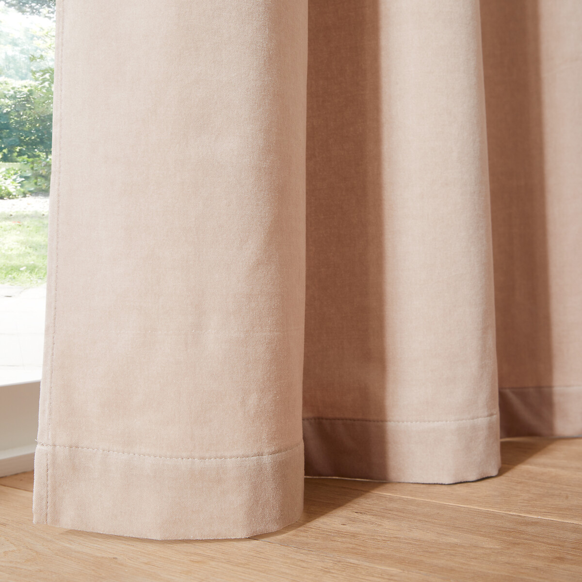 LA REDOUTE INTERIEURS<br>Cortina de veludo com ilhós Veludo