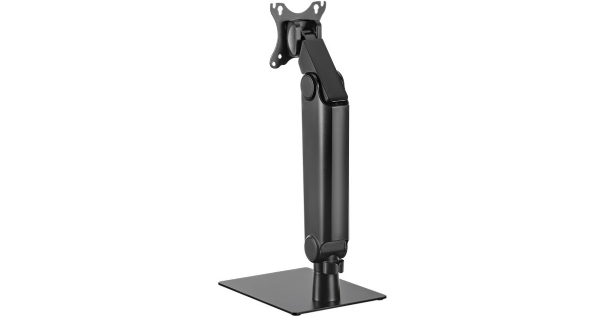 goobayFreestanding Single Monitor Mount, 17 tot 32 inch monitorarm  (Zwart)