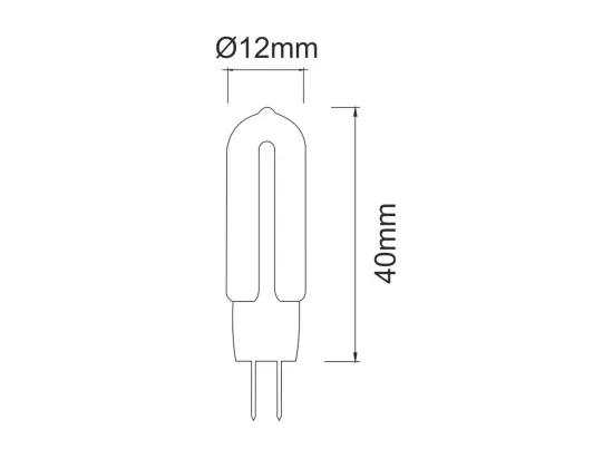 Ampoule LED G4 1,6W 360 3000K