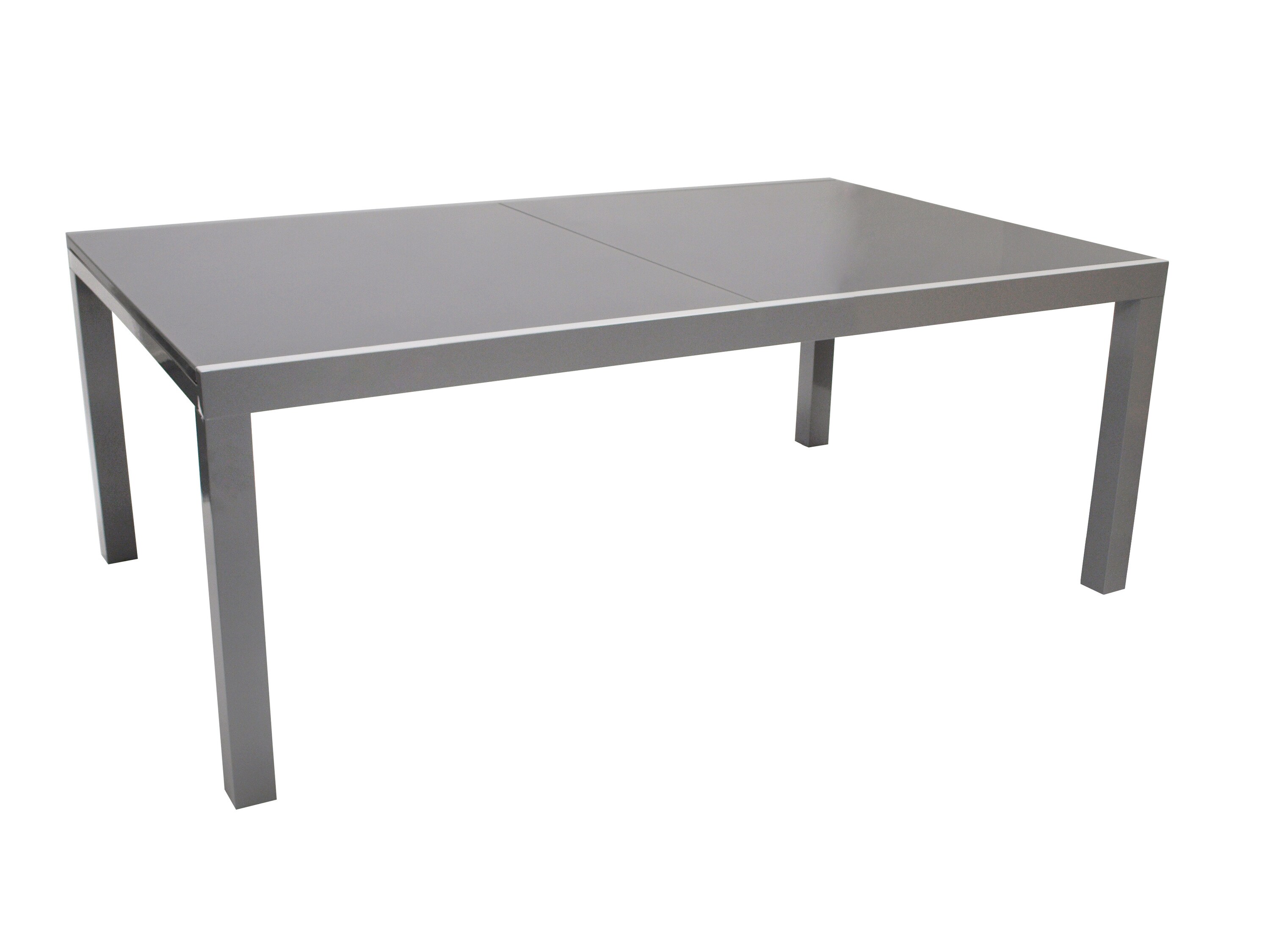 DEGAMO Garnitur MARINA 7-teilig, Aluminium und Kunstgewebe schwarz