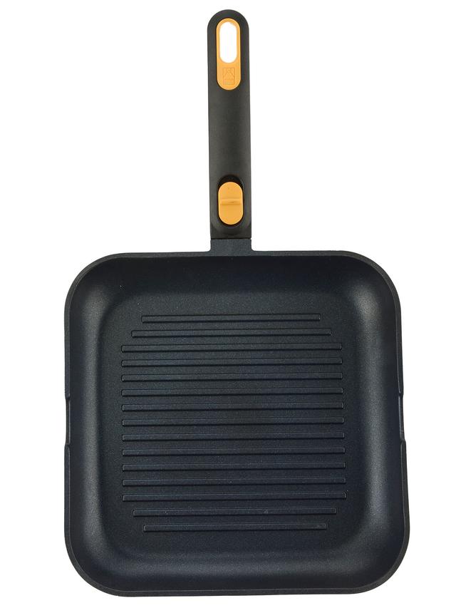 Grillpfanne mit abnehmbarem Griff, rechteckig, 28 cm, EFFICIENT-Serie
