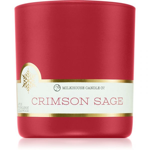 Milkhouse Candle Co. Le Winter Crimson Sage Vela Perfumada 226g