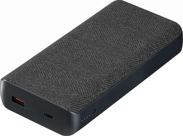 Sandstrøm 20.000mAh powerbank med PD og QC (sort)