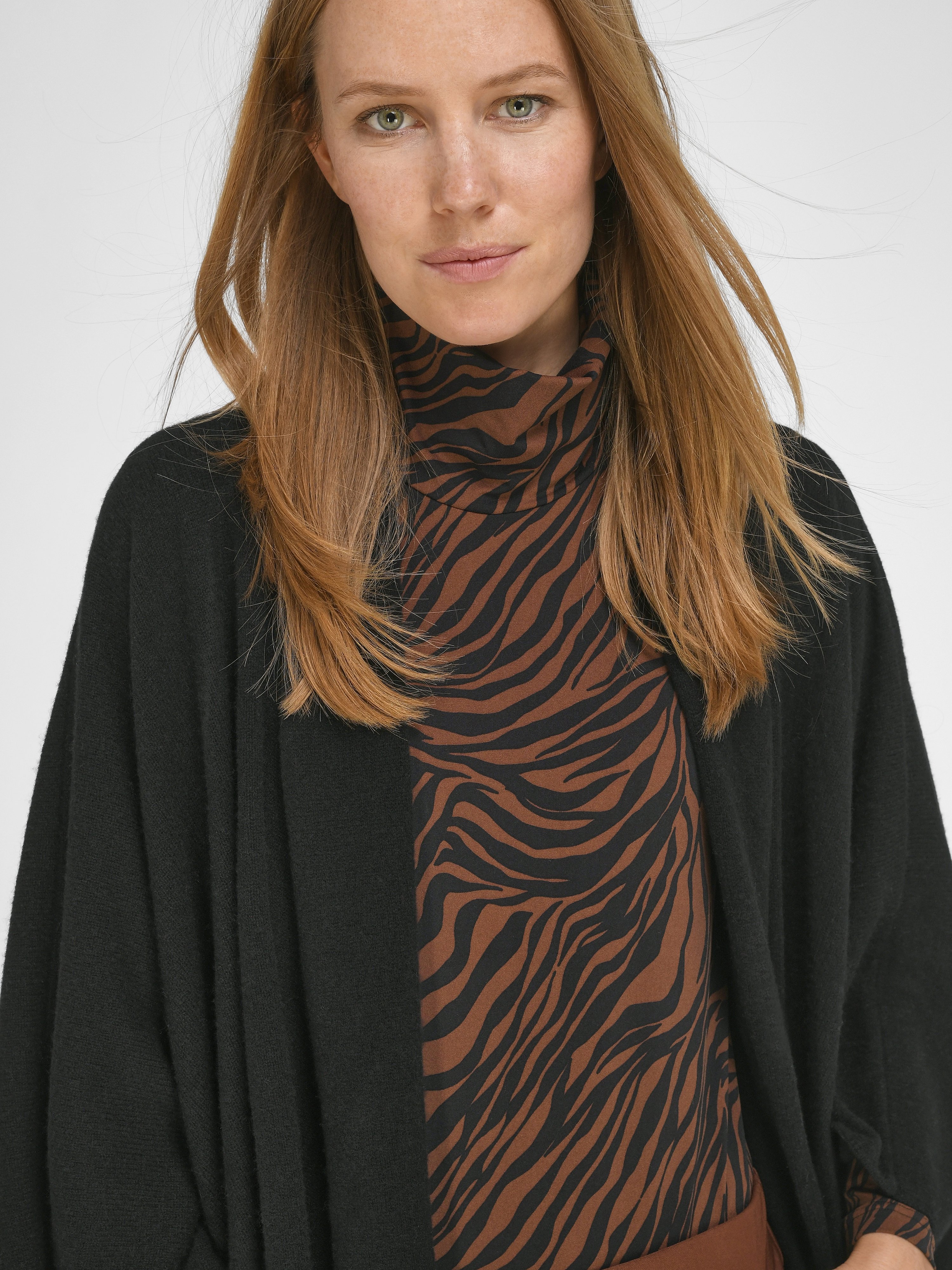 Strickjacke aus Schurwolle und Kaschmir