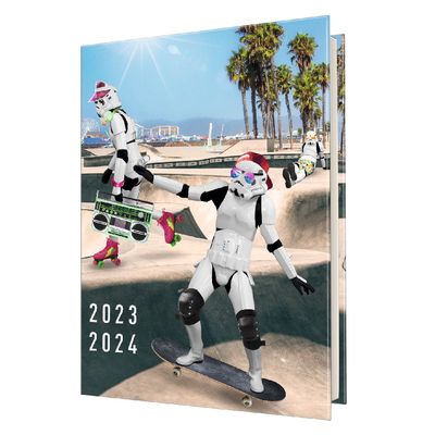Agenda StormTrooper primaire - 1 jour par page - 12,5 x 17,5 cm - roller - Oberthur