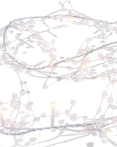 guirlande lumineuse 20 lampes LED perle 1.2m