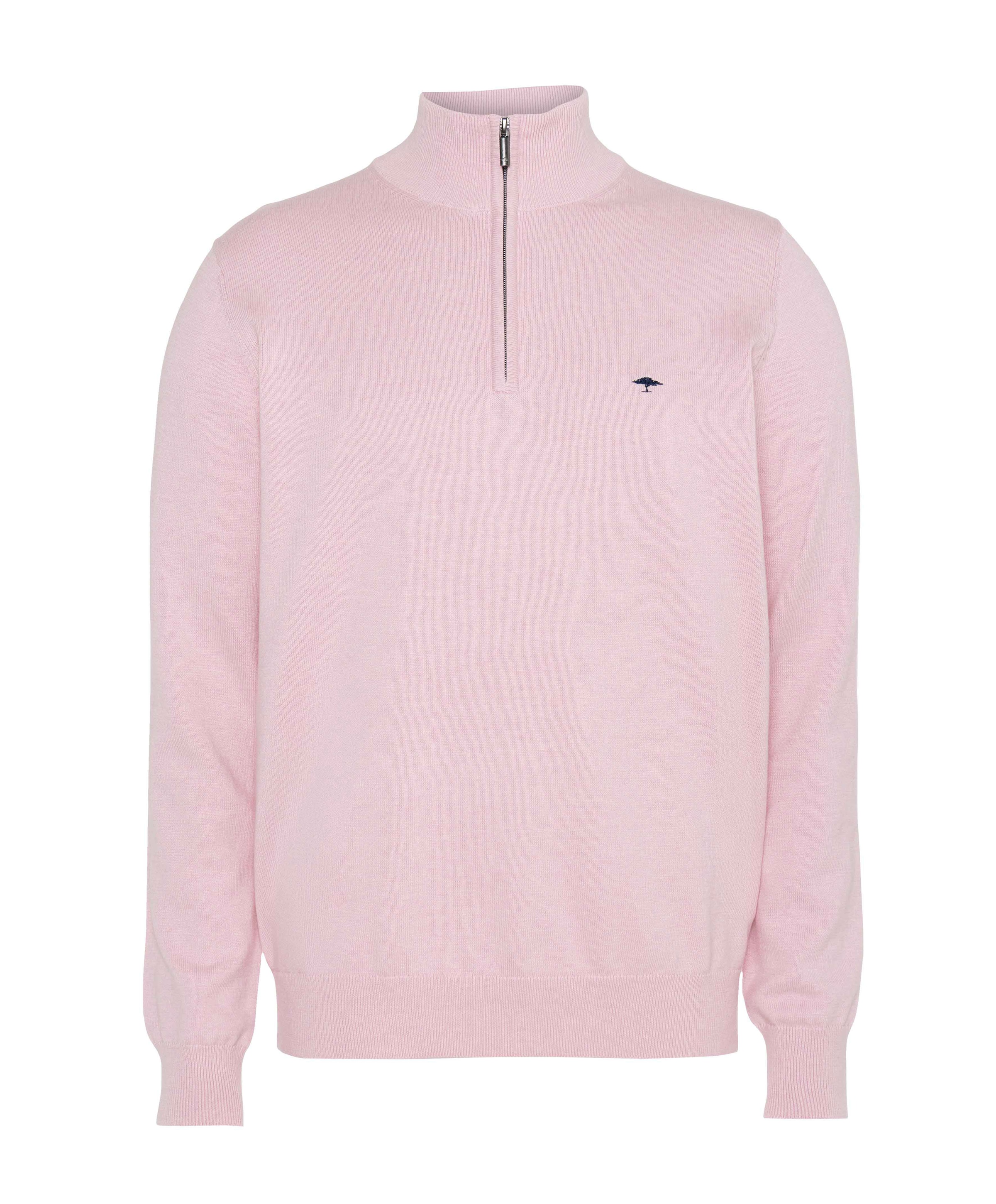 Fynch-Hatton Heren trui met rits roze