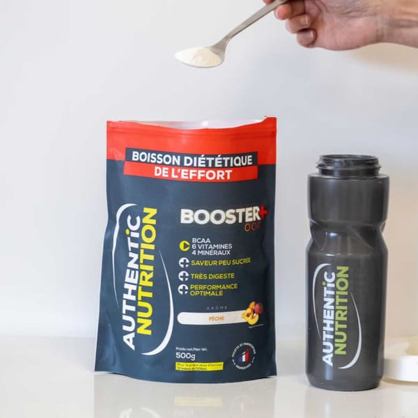 Boissons énergétiques AUTHENTIC NUTRITION BOOSTER+ PECHE 500G