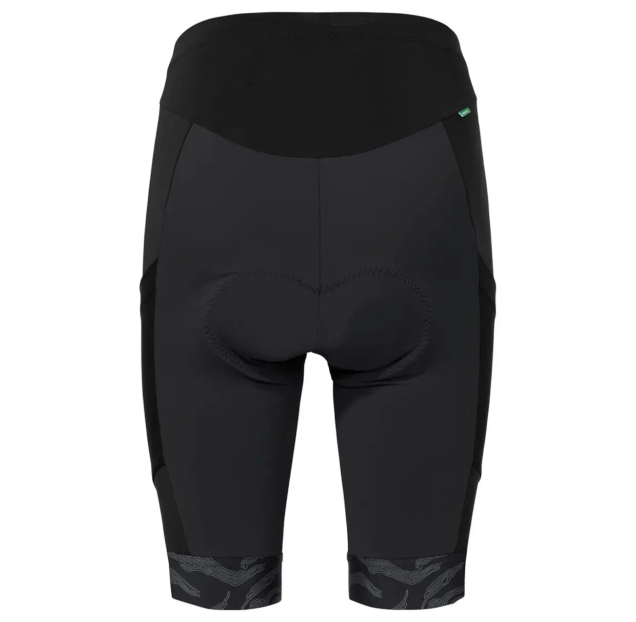 VAUDE Kuro II Fietsbroek kort zonder bretels Zwart Dames