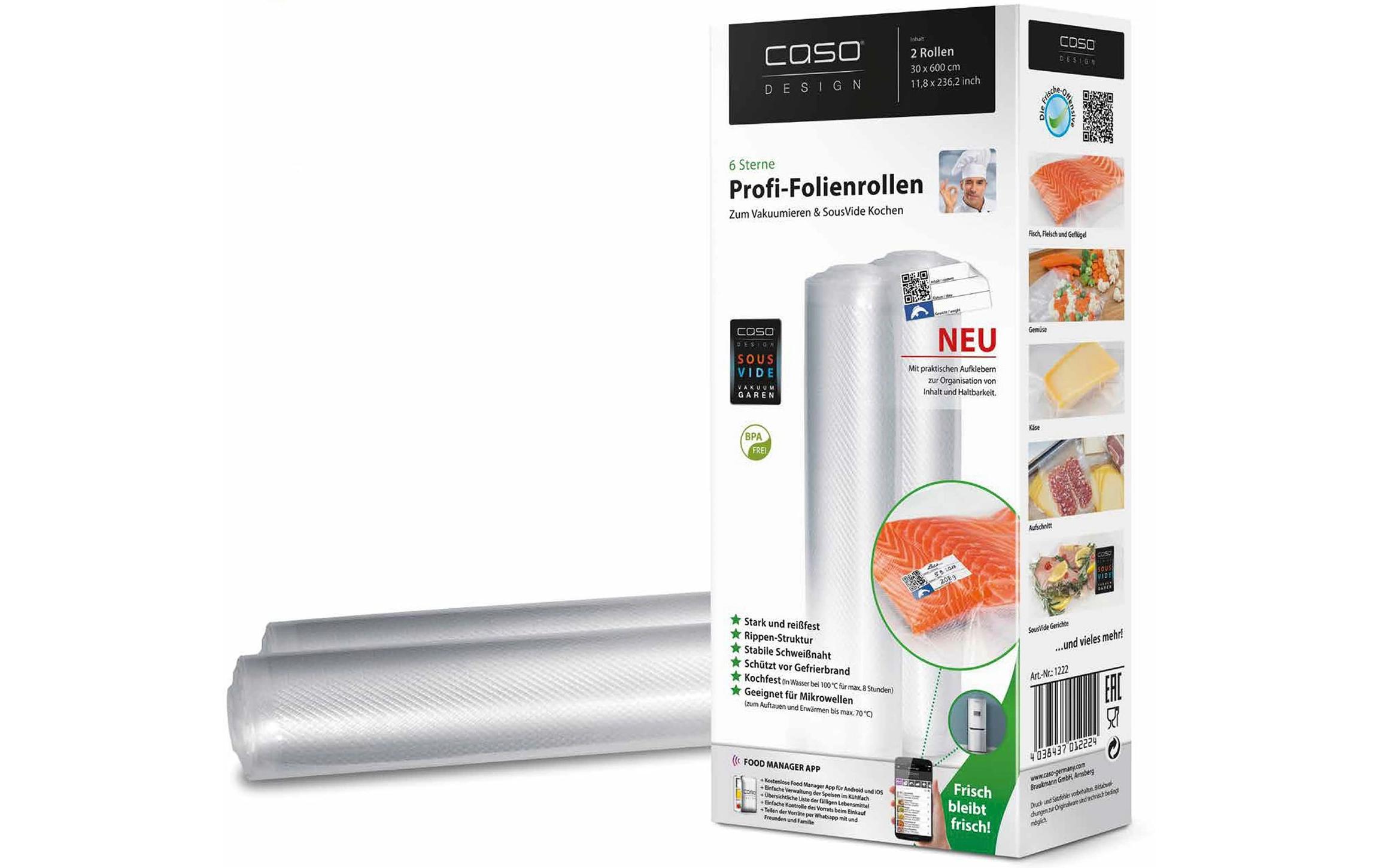 Vakuumierfolie 2 StückProfi-Folienrollen