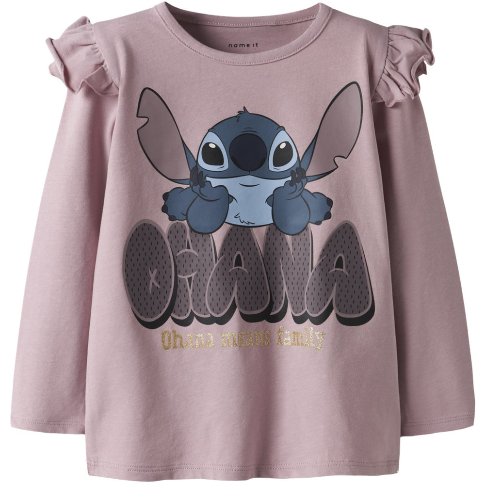 Køb Name It Keepsake Lilac Nmfolga Stitch Ls Top Wdi