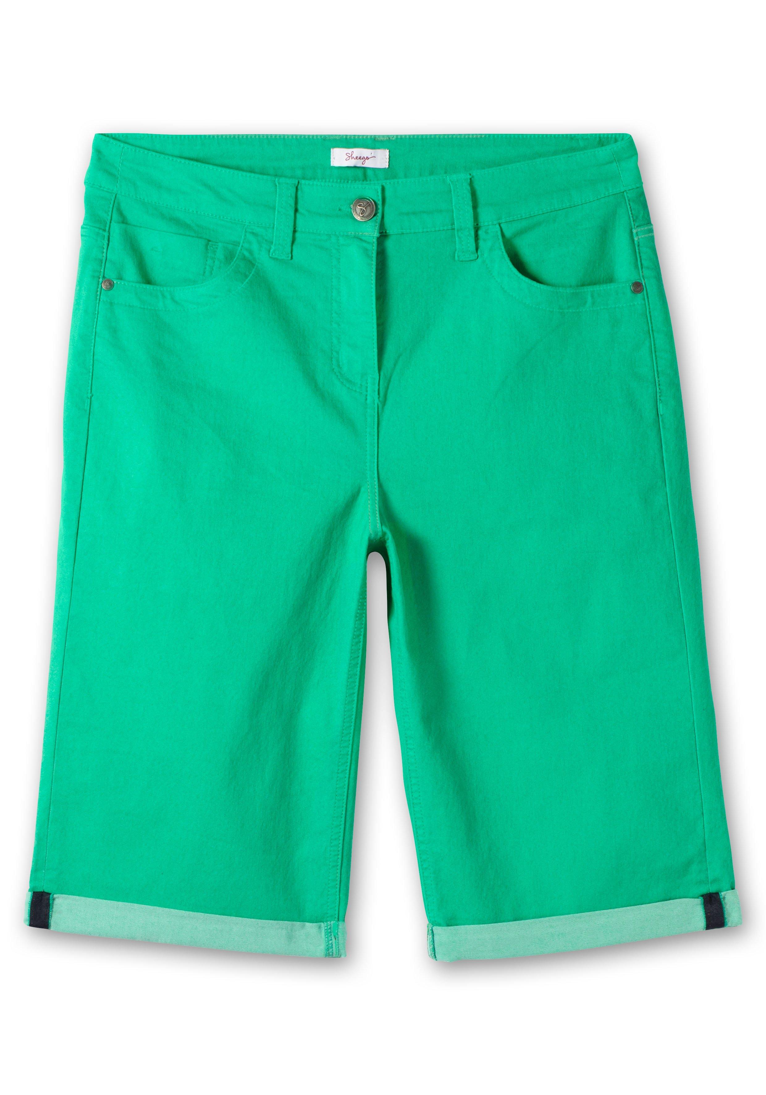Bermudas mit fixiertem Aufschlag