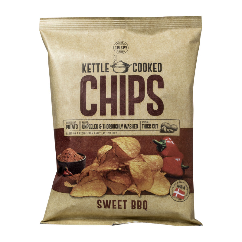 Kettle Cooked Chips - sweet BBQ - 150 gram