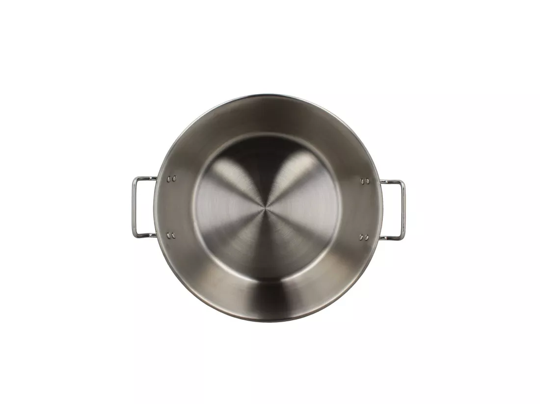Menastyl - Bassine D41cm En Acier Inoxydable Avec Poignees