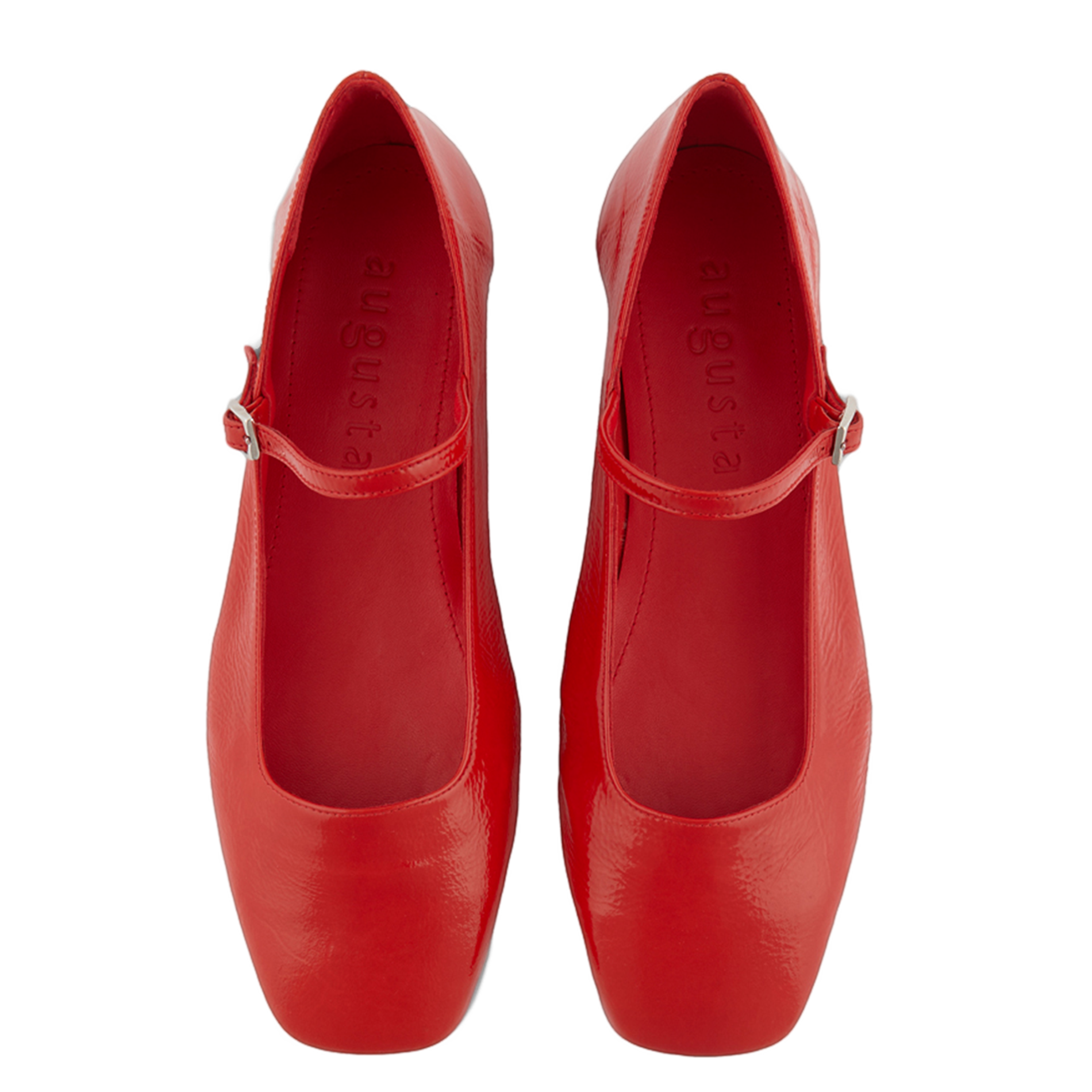 JULIETA - Ballerines en cuir vernis | Rouge