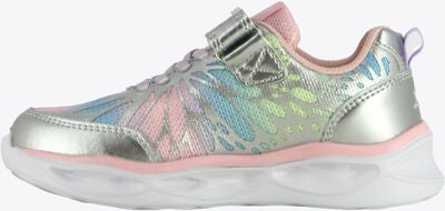 Leaf Malmen  Blinkende Sneakers, Silver