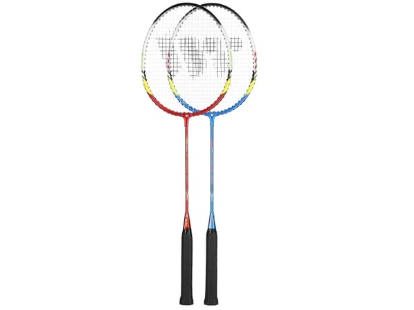 ØNSK ALUMTEC 329K BADMINTONRACKETTER BLÅ+RØD ØNSKET