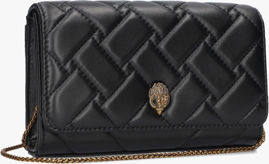 KURT GEIGER LONDON zwarte kurt geiger london schoudertas extra mini kensington
