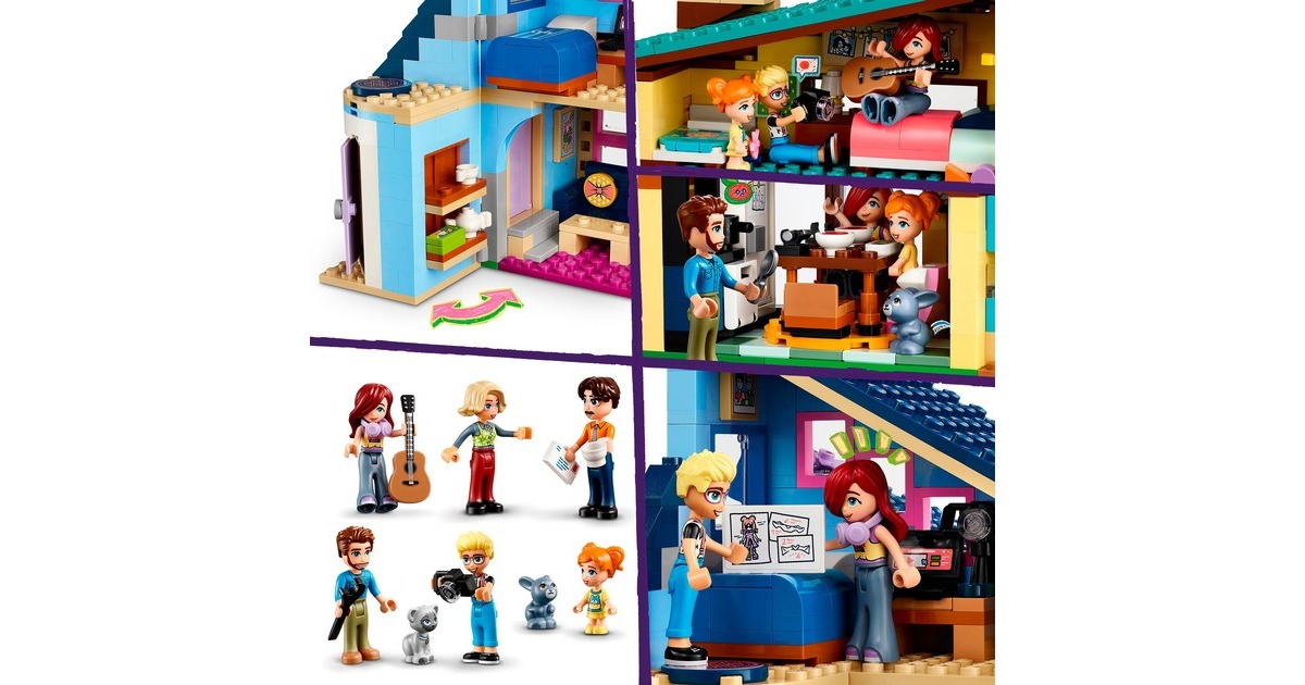 LEGOFriends - Olly en Paisley's huizen Constructiespeelgoed  (42620)