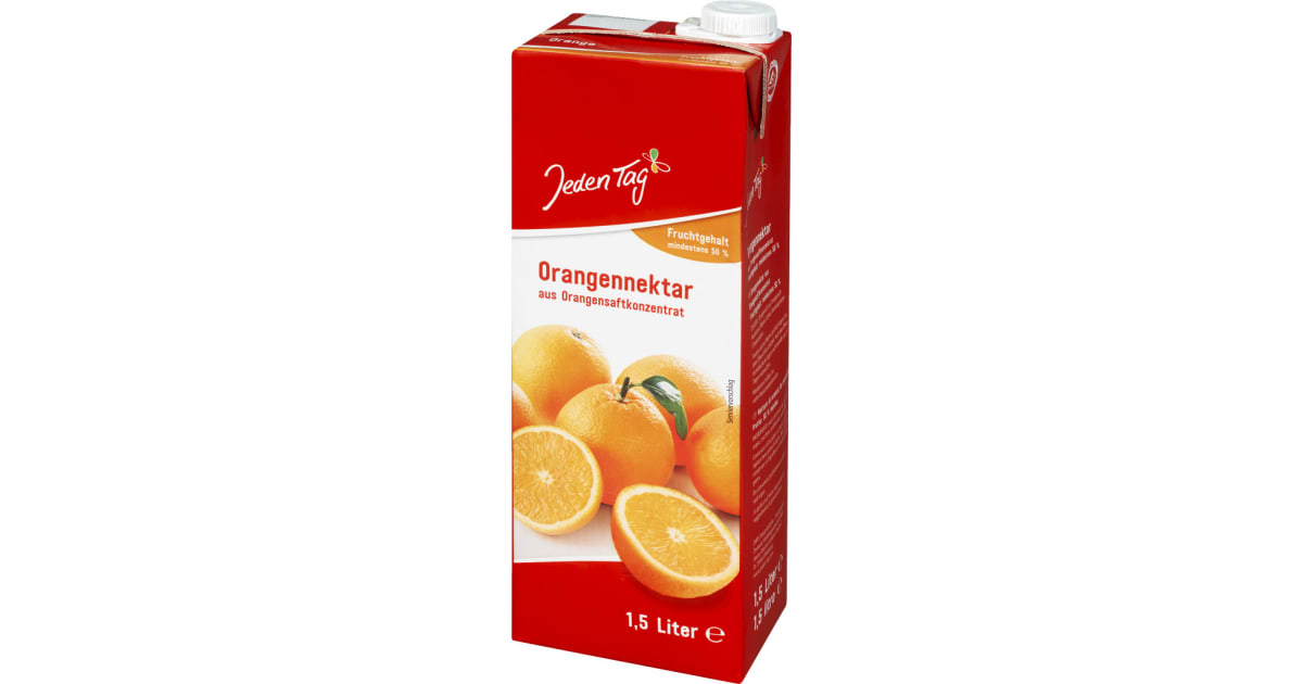 Jeden Tag Orangensaft 50% 1,5 Liter (Einweg)