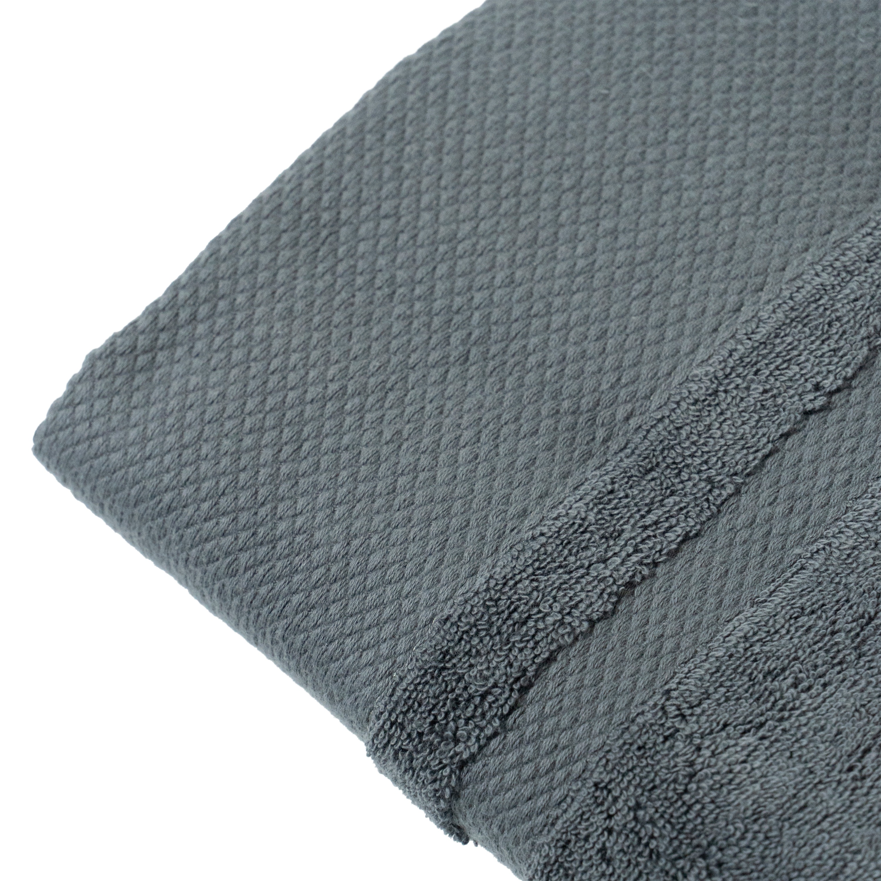 Handtuch 50 x 100 cm 2er Set anthrazit
