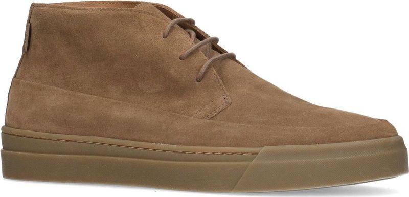 Manfield - Heren - Veterboots - Taupe - Suède