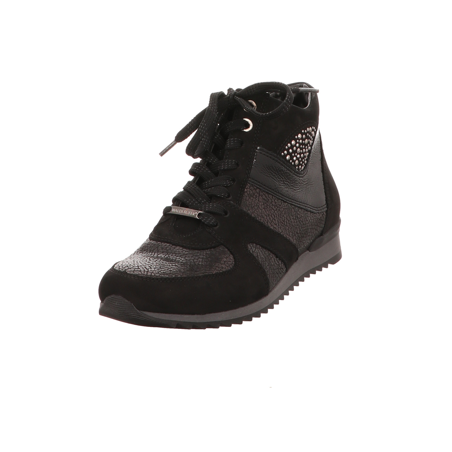 Waldläufer Schnürstiefel schwarz