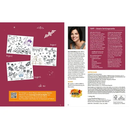 Topp Herbst & Winter - Vorlagenmappe Fensterdeko mit dem Kreidemarker