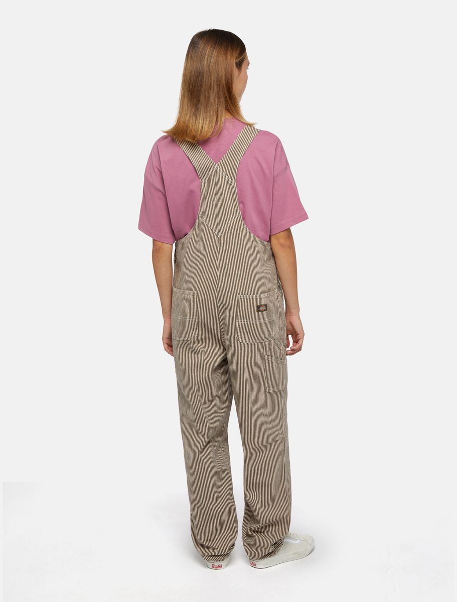 Dickies Dickies Classic Hickory Bib Women Mushroom