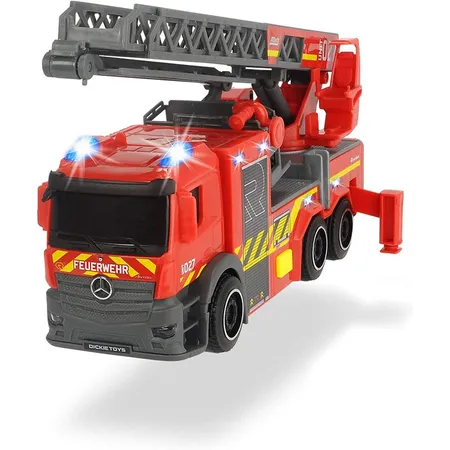 Dickie Toys Feuerwehrauto mit Drehleiter, Licht und Sound
