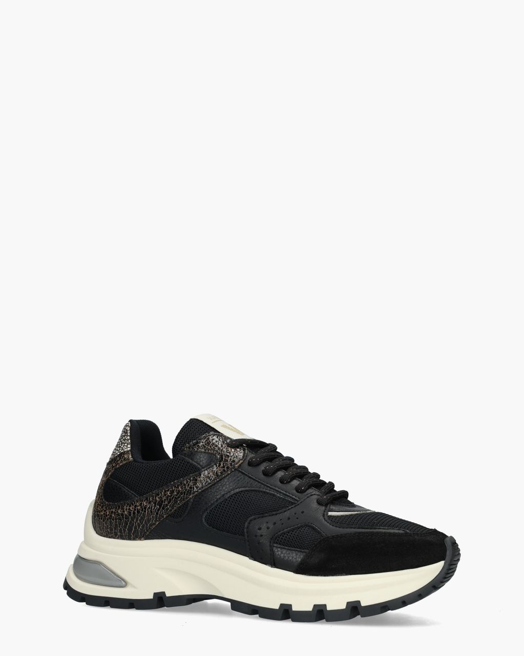 Via Vai Liz Curtis Zwart Damessneakers