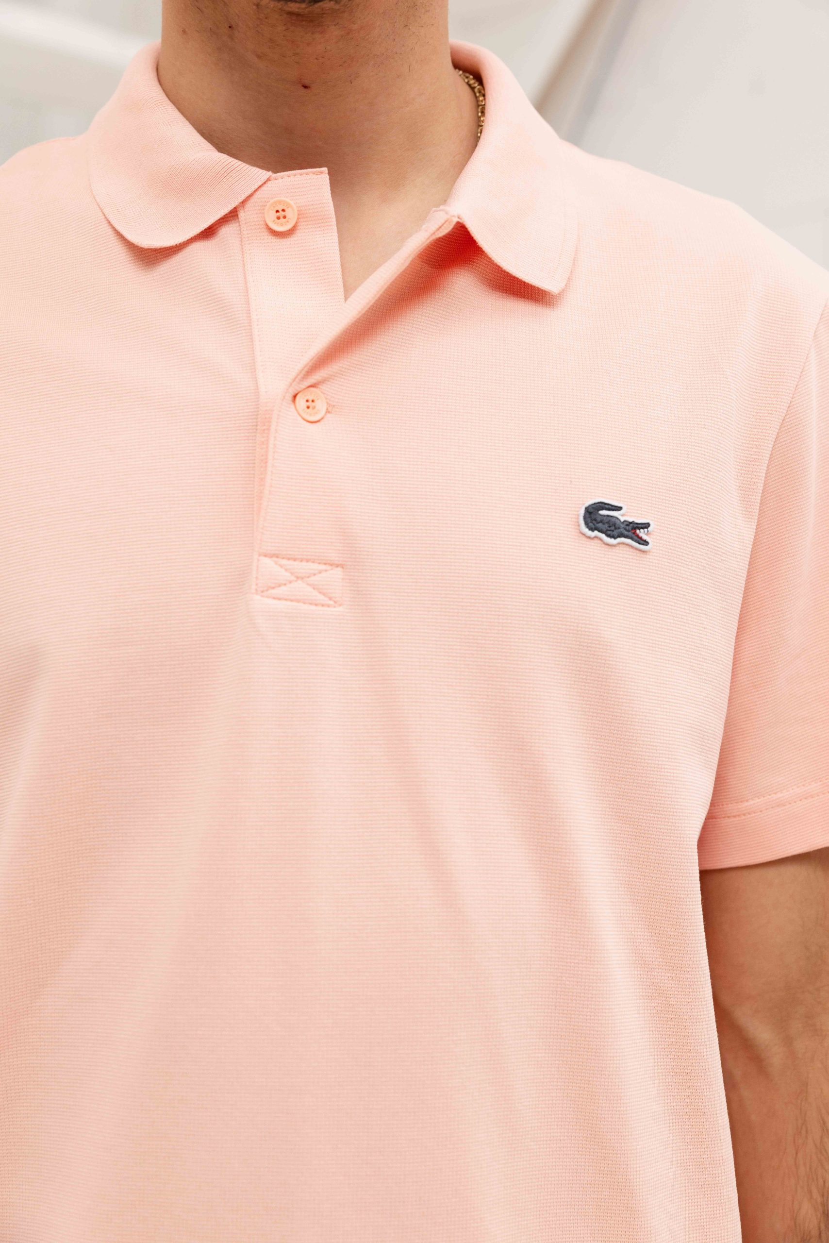 Lacoste Polo Heren Roze