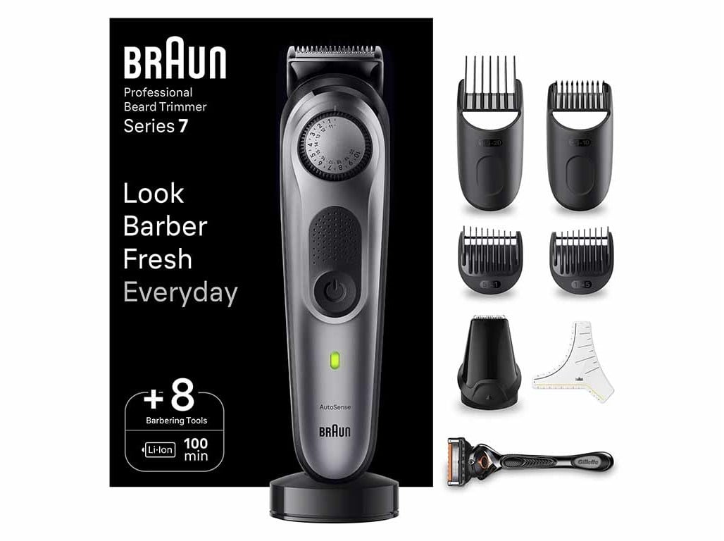 APARADOR DE BARBA BRAUN SÉRIE 7 BT7420