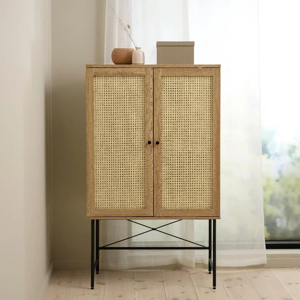 Nordic Home - Meya wandkast - naturel