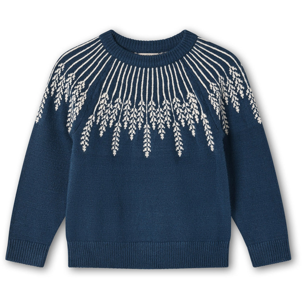 Køb Fliink Insignia Blue Alon Leaf Pullover