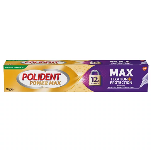 Power Max Fixation + Protection Polident - 70g